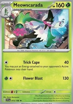 

Scarlet & Violet Holo 015/198 Meowscarada