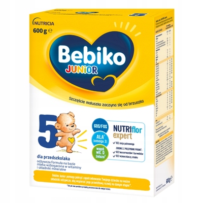 Bebiko 5 Junior Mleko Modyfikowane 30 m+ 600g