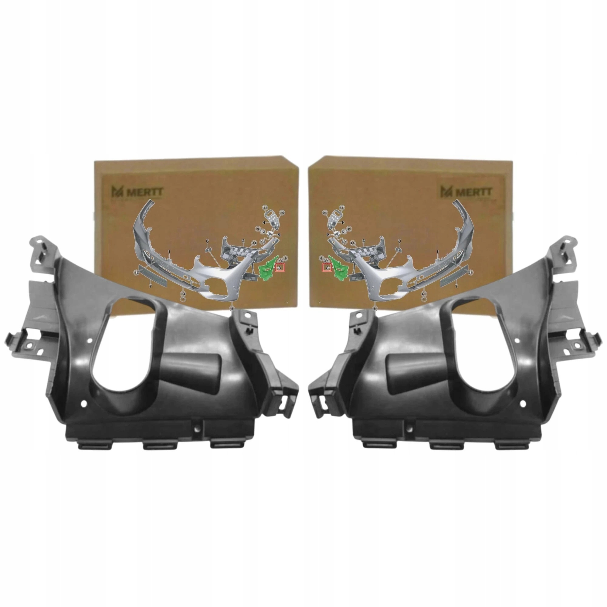 Bmw X5 G05 2017- M-balíček Kanály Přívody Volantu Vzduchu Levá Pravá