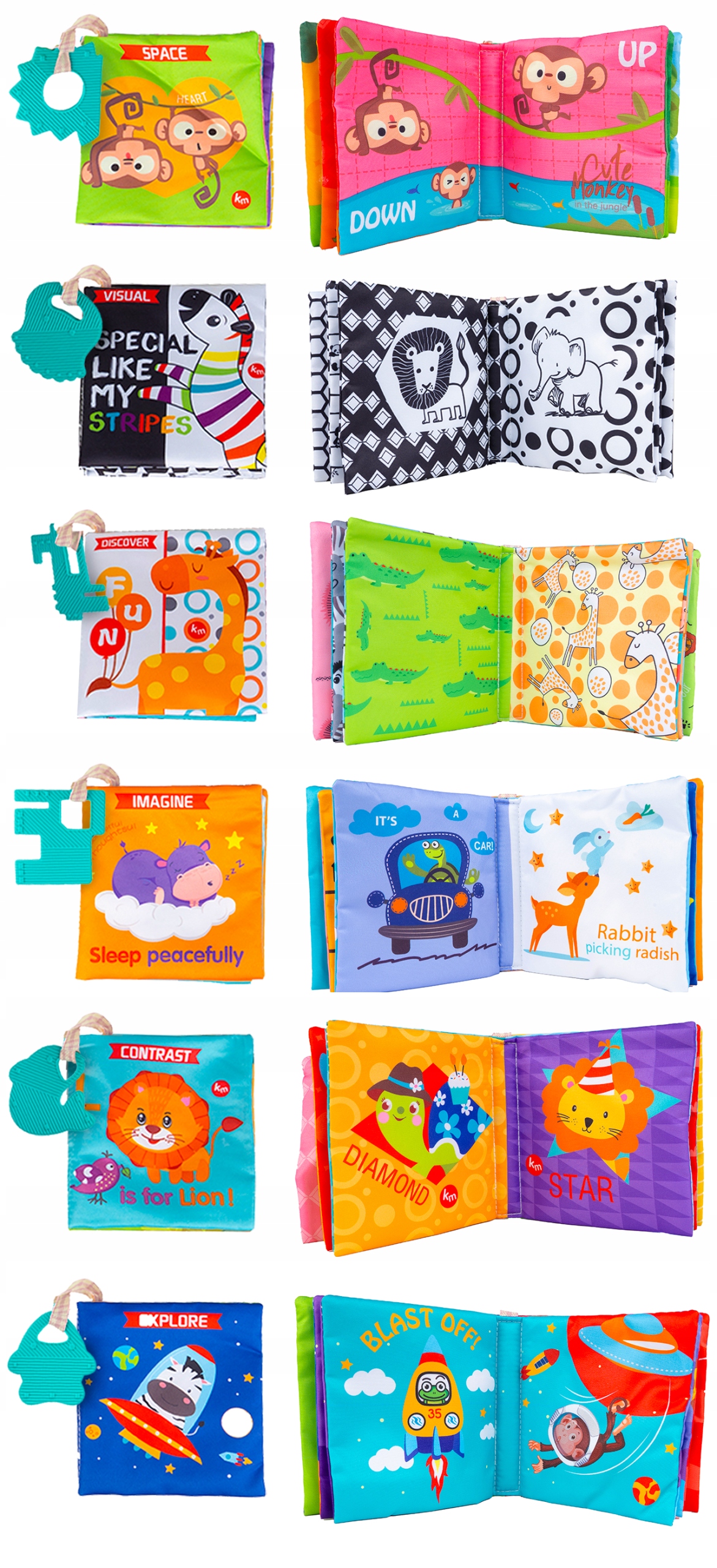 MĚKKÉ KNIHY SENSORIAL TEEDER Kód výrobce 109537