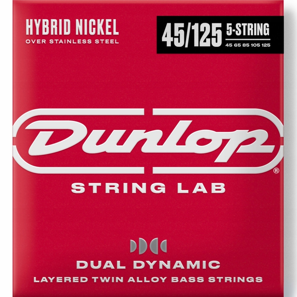 Struny Dunlop DBHYN45125 Hybrid Nickel (45-125) 5s