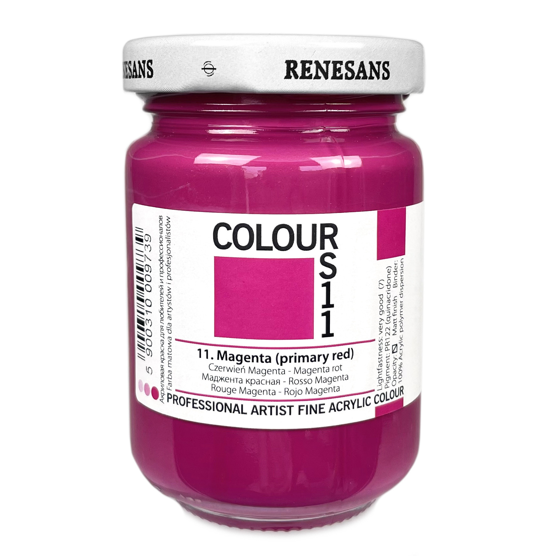 Farba akrylowa Colours Renesans czerwień magenta