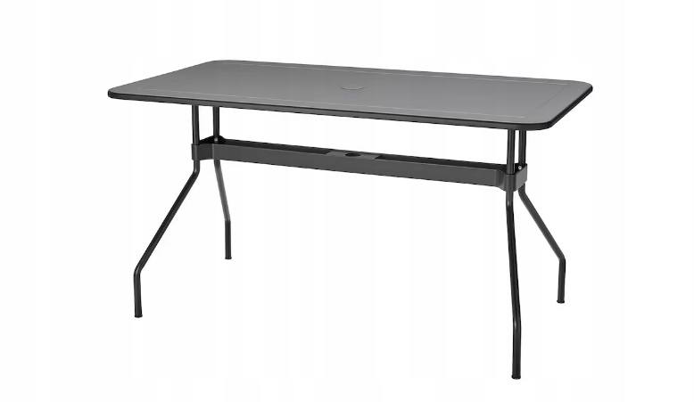 

Ikea Viholmen Stół, ogrodowy, ciemnoszary,135x74cm