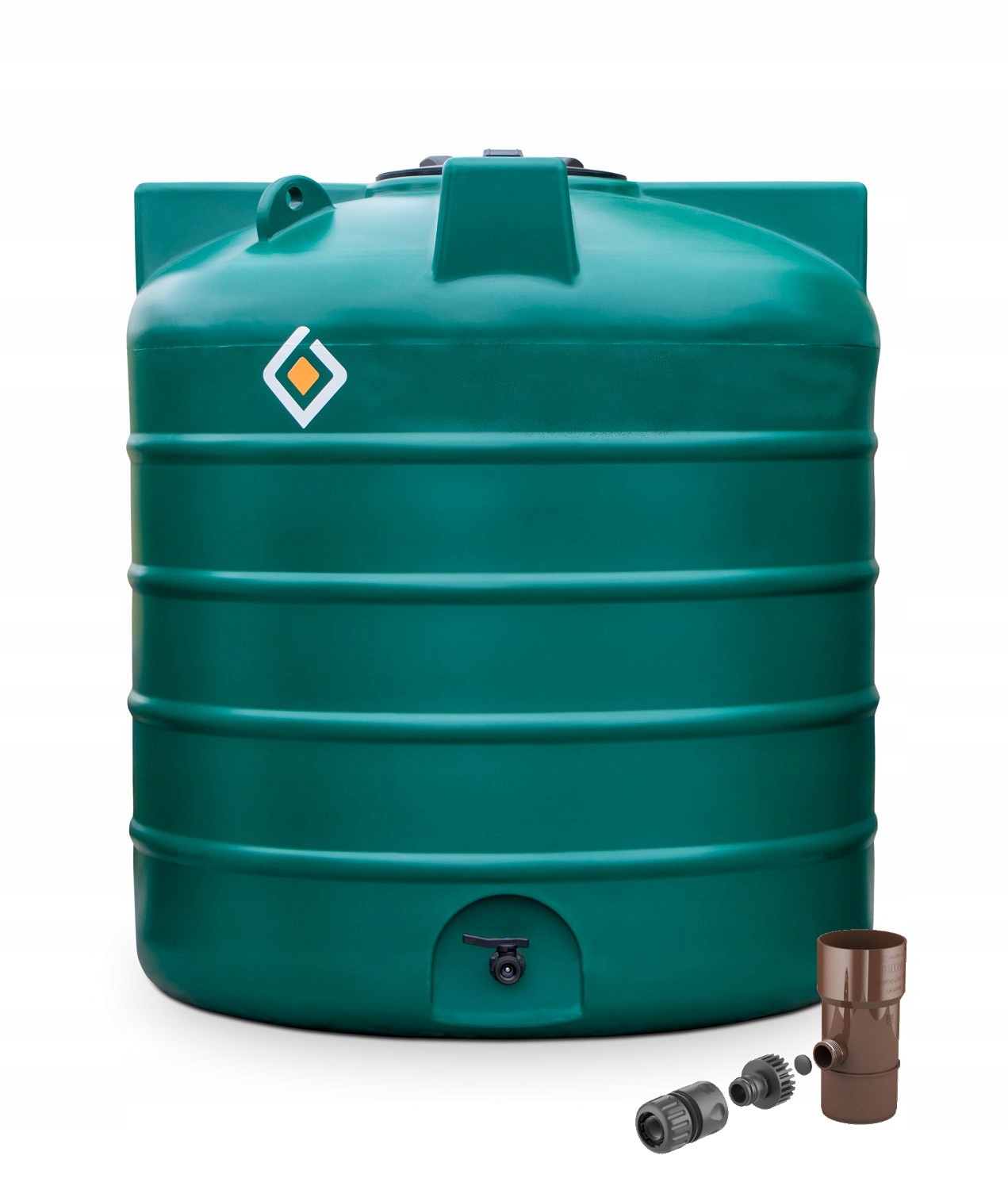 Zbiornik 2000l MOJA WODA Gratis łapacz wody rynna