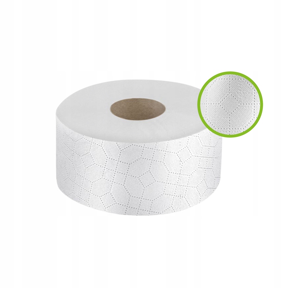PAPIER TOALETOWY WELMAX JUMBO BIAŁY, DWUWARSTWOWY, 12 ROLEK, 110 MB ROLKA.