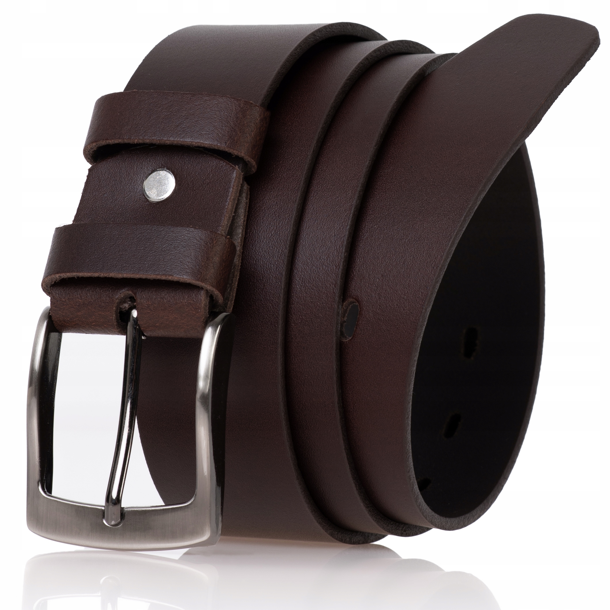 

Sepher Pasek skórzany męski Brązowy Ciemny spodni