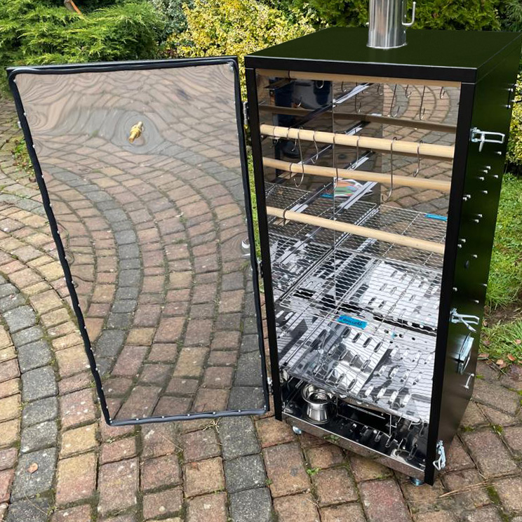 Wędzarnia Elektryczna EM172L/110 GRILLPAL Metalowa Materiał metal