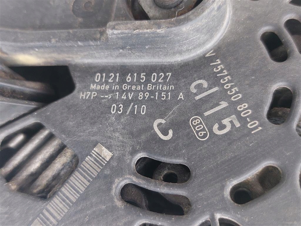 Alternator Citroen C5 III PEUGEOT MINI 1.6 THP 08-17r V757565080 Numery katalogowe zamienników 0121615027