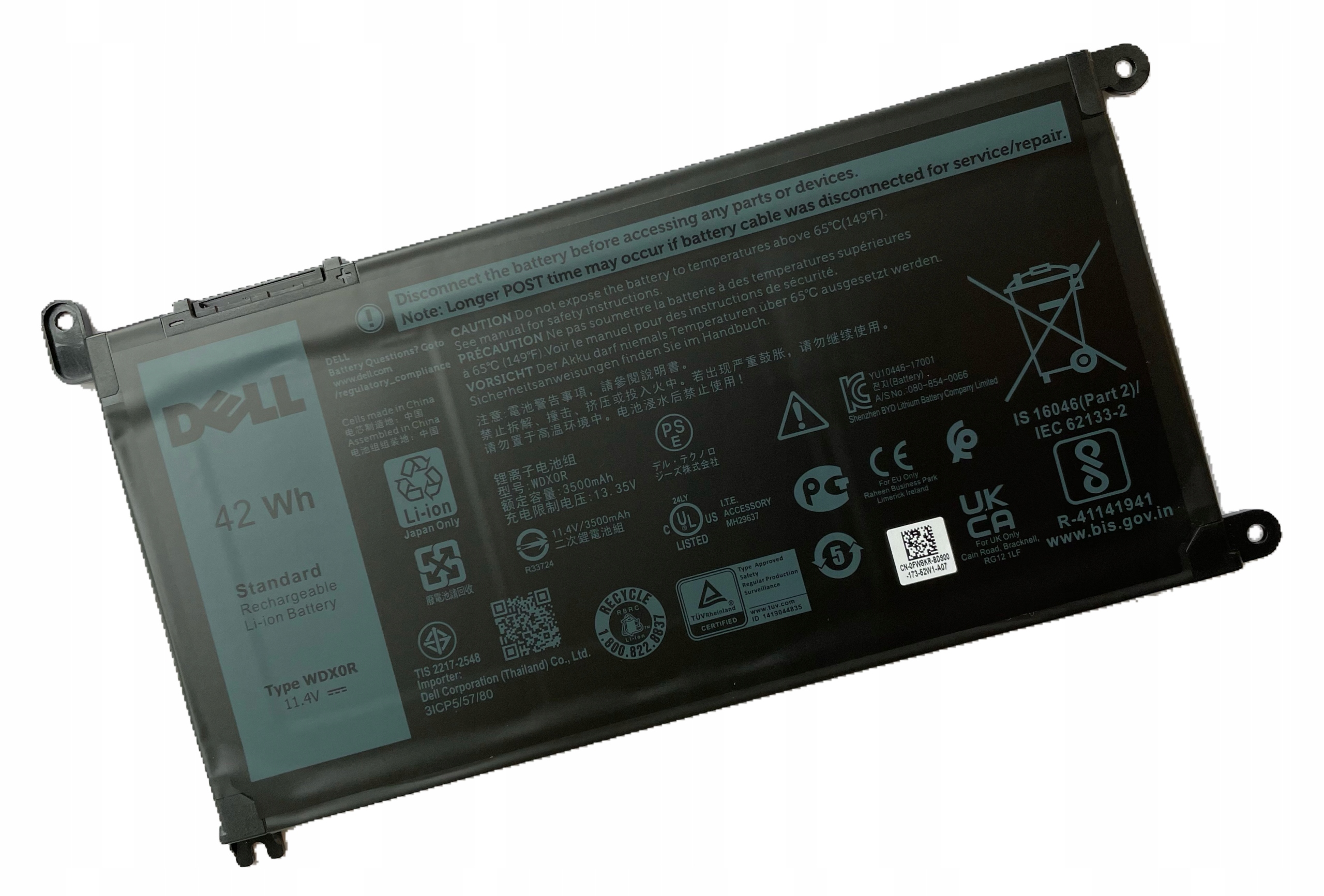 

Oryginalna Bateria Dell 42Wh Vostro 5468 5568 5471