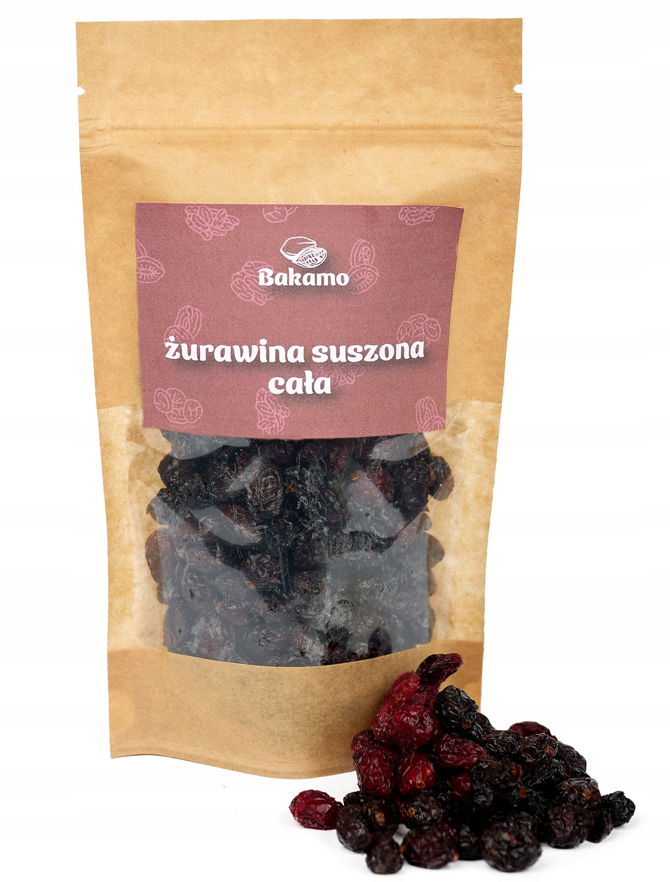 Sušené brusinky celé plody 1 kg sušené ovoce bakalie zdravá svačinka do koláčů