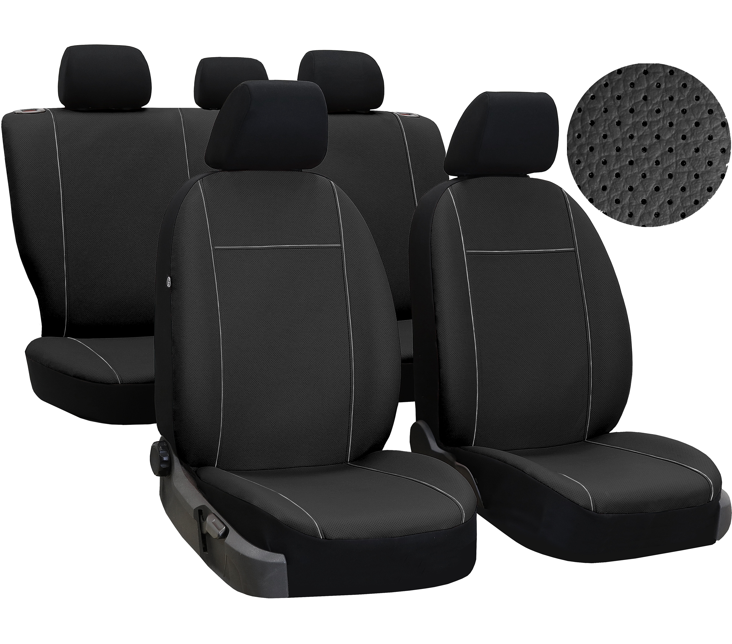 SKÓRA PERFOROWANA POKROWCE MIAROWE KIA SORENTO 2