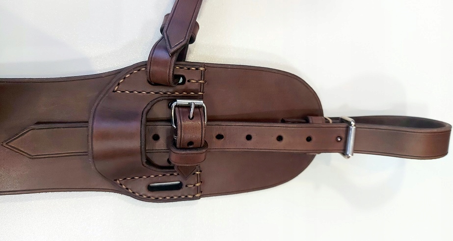 Akcesoria konne Skórzany uchwyt do szabli 36 cm firmy MM HorseShow