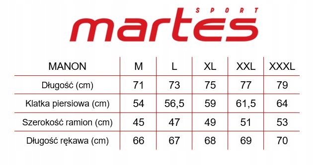 MĘSKI POLAR MANON MARTES XL Kolekcja MARTES