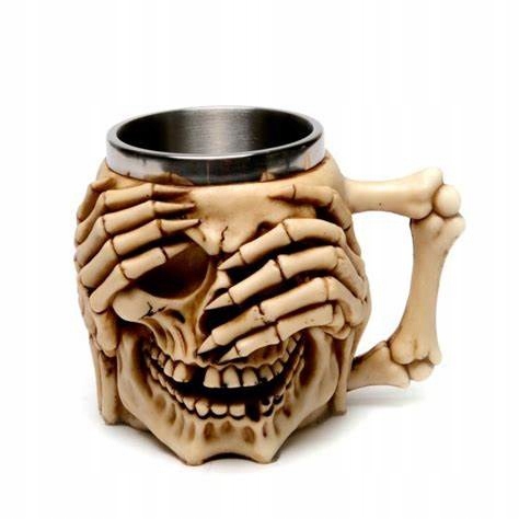 Epický Pivní Sklenice Olaboga Nerezová Ocel 400ML Larp Rpg