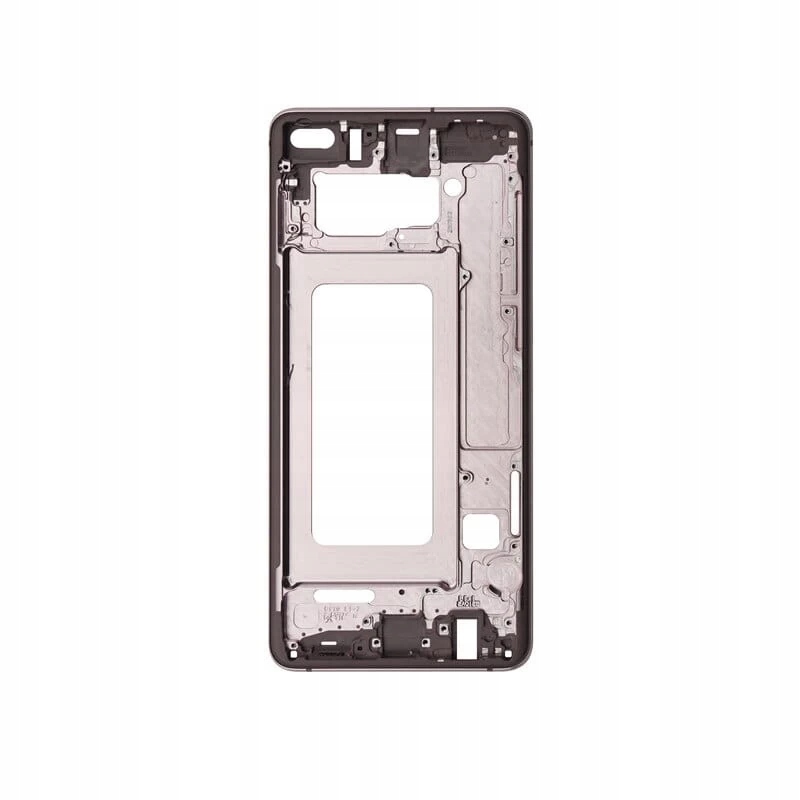 Osłona środkowej ramki Samsung Galaxy S10+ z bocznymi klawiszami (srebrna)