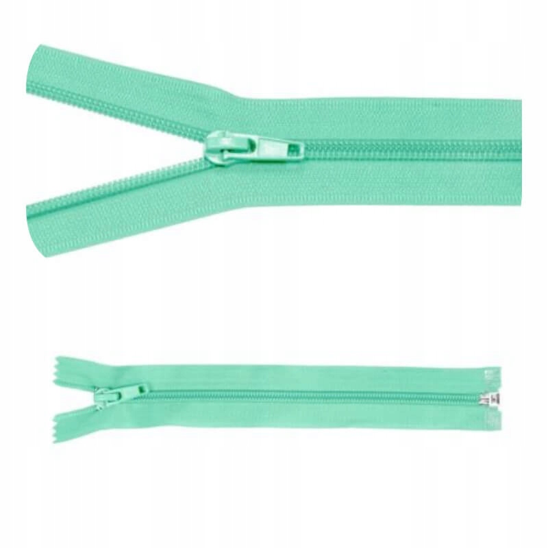 Zamek spiralny rozdzielczy #5 45cm mięta 5szt