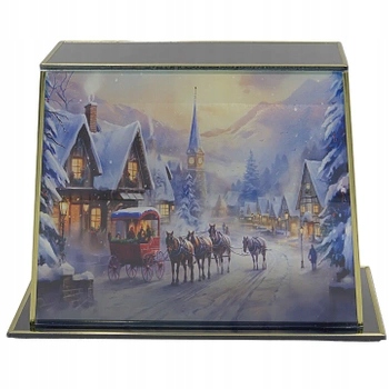 Skleněná lucerna Hřbitovní Svíčka Vánoční Vznešený na Svíčky Moderní LL77