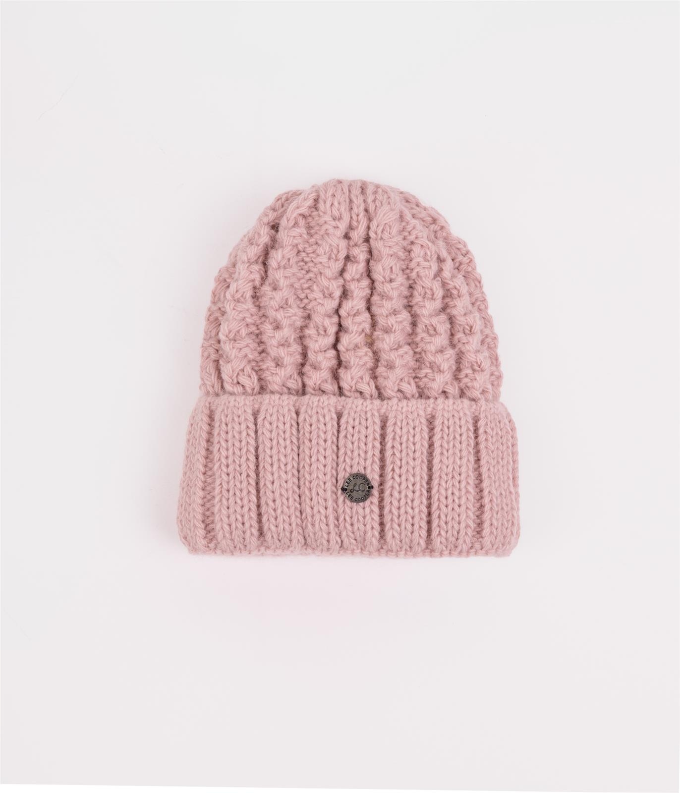 LEE COOPER Czapka zimowa damska 2308 PINK UNI