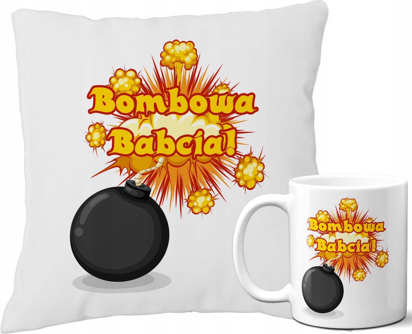 

Poduszka + Kubek - Prezent Dzień Babci Dziadka