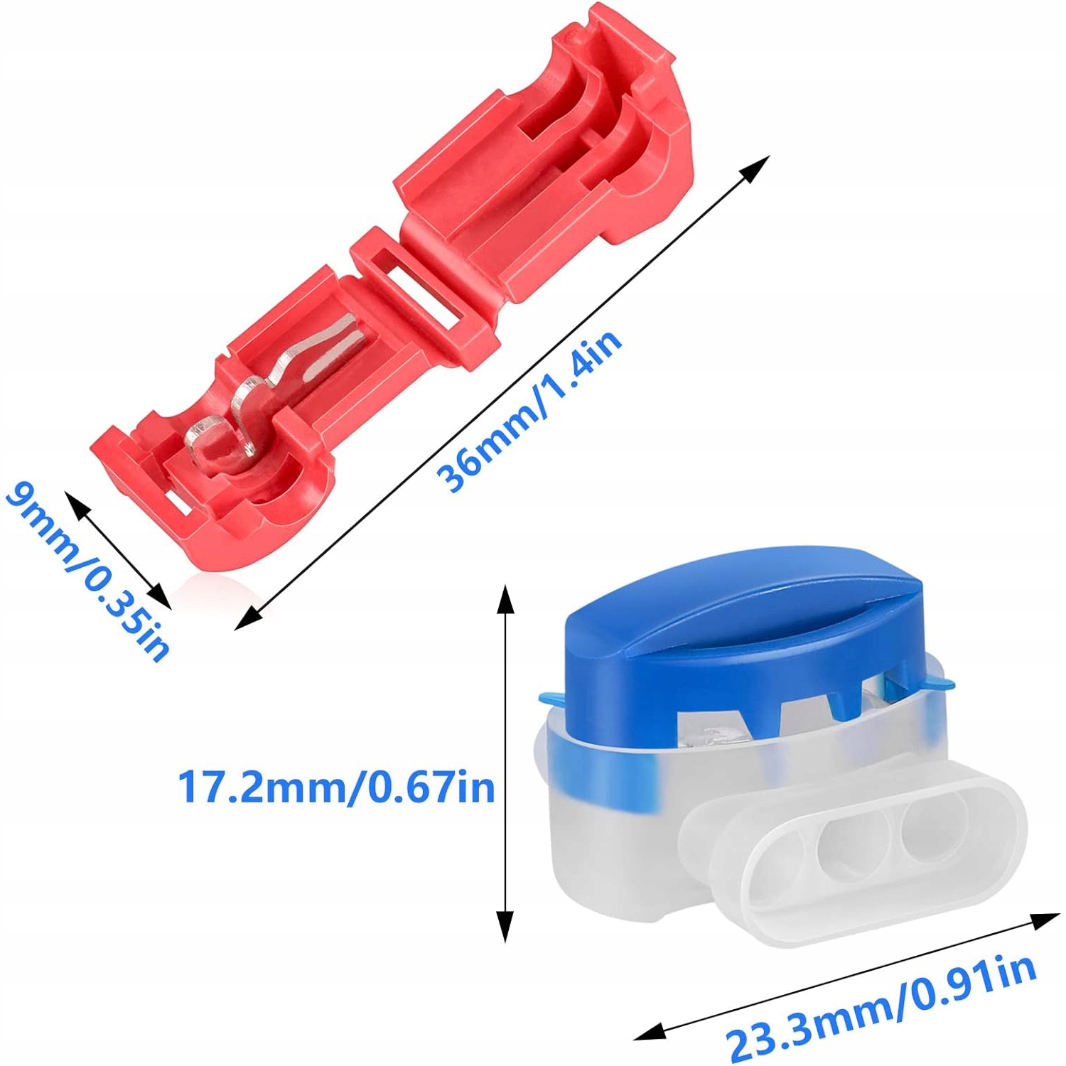 20 SZTUK WODOSZCZELNE ŁĄCZNIKI KABLOWE DO ROBOTA KOSZĄCEGO, ZACISKI KABLOWE Marka bez marki