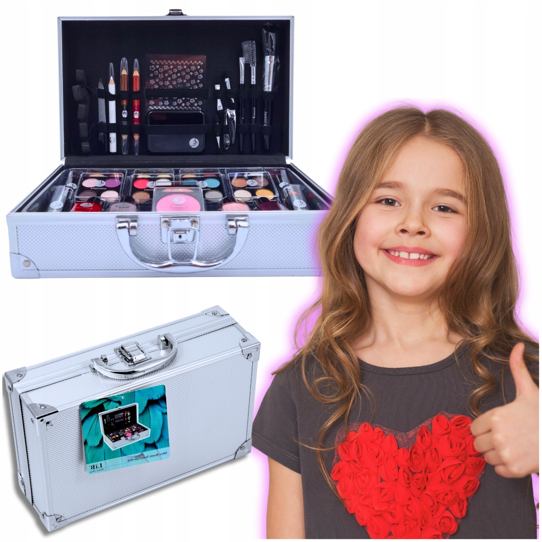 NOWOŚĆ* GOTOWY PREZENT Zestaw Kosmetyków Prezent 11 12 13 14 Latki Makijaż Wiek dziecka 6 lat +