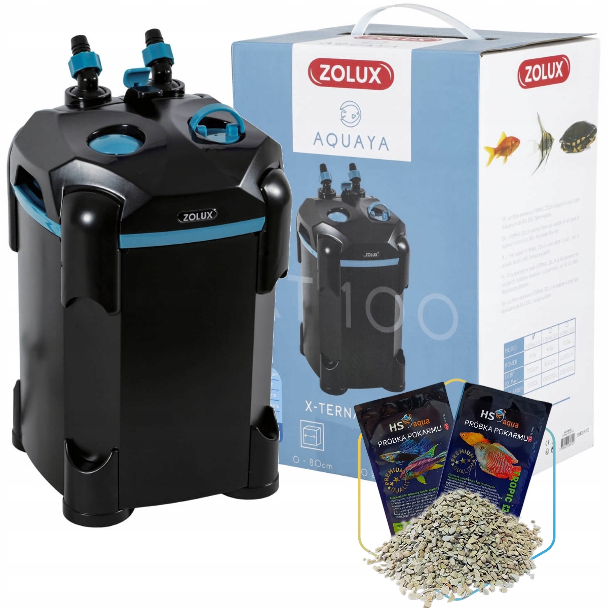 Zolux Aquaya Xternal 100 Filtr zewnętrzny +gratisy