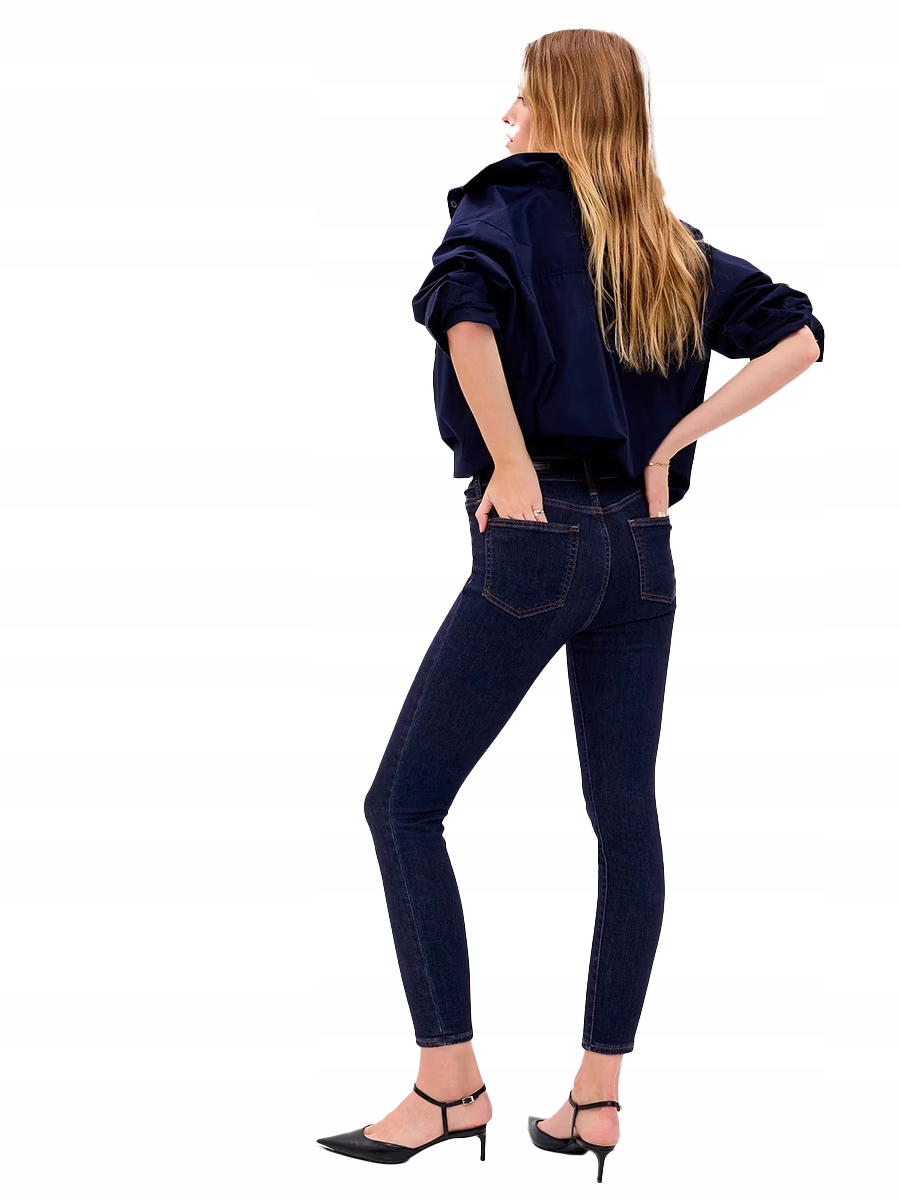 Gap Džíny mid rise true skinny jeans with Washwell