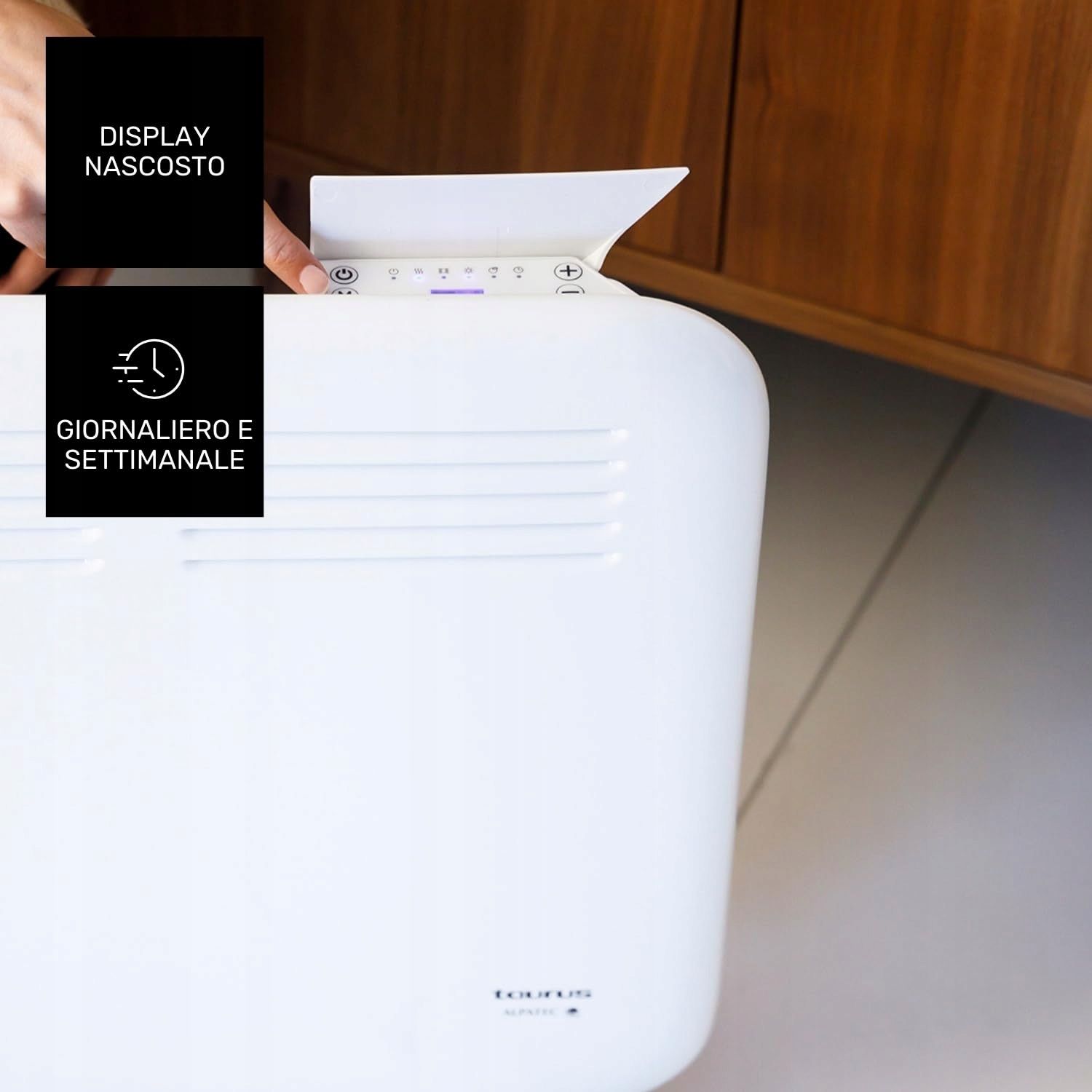 TAURUS CHTA 500 Konwektor Elektryczny 500W Do Łazienki Z Wyświetlaczem — miniatura 6