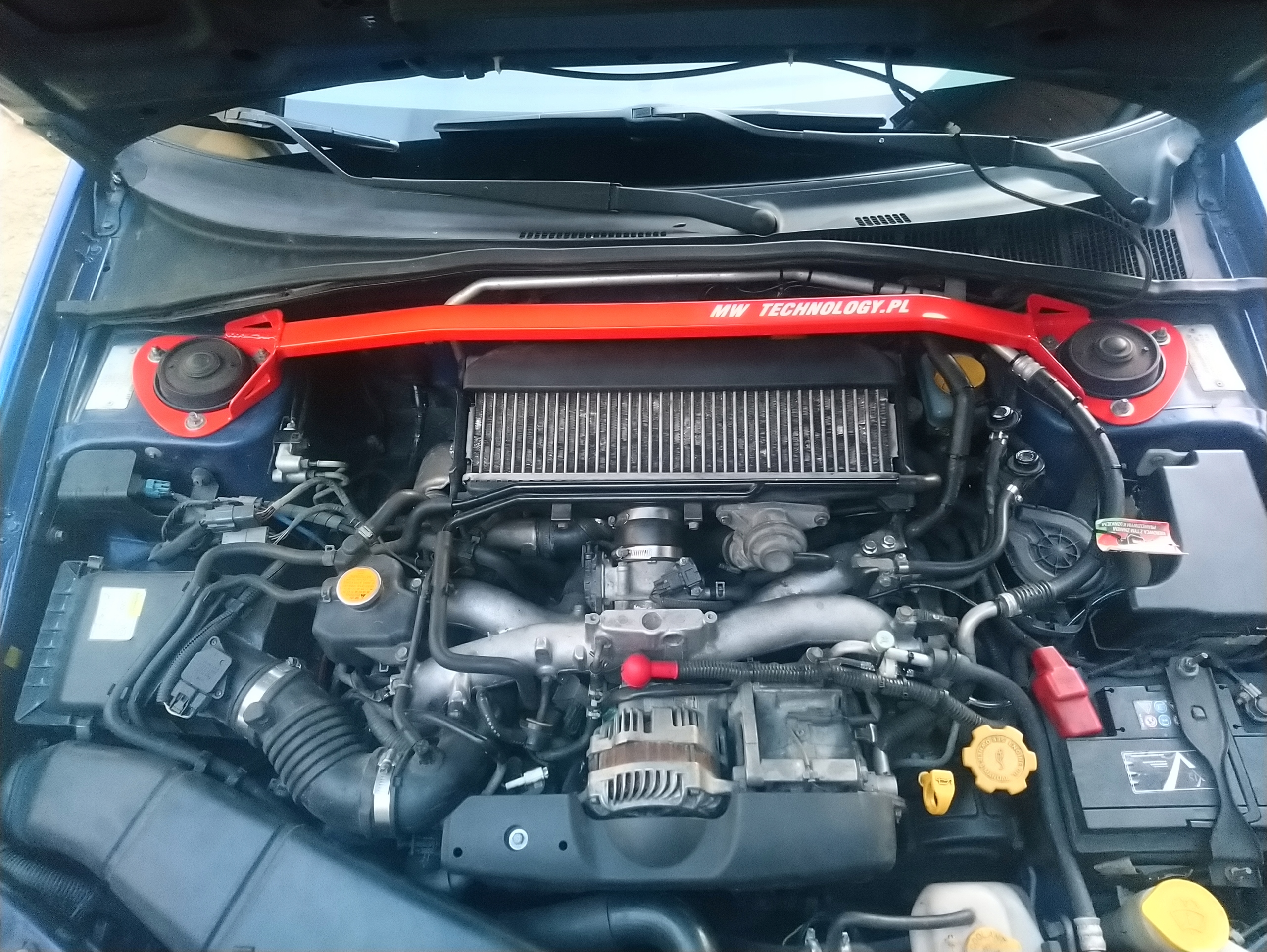 Rozpórka kielichów przednia Subaru Impreza GD wrx Producent części MW TECHNOLOGY