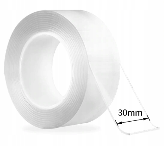 PRZEZROCZYSTA TAŚMA OCHRONNA NA PROGI DRZWI 3cm 5m