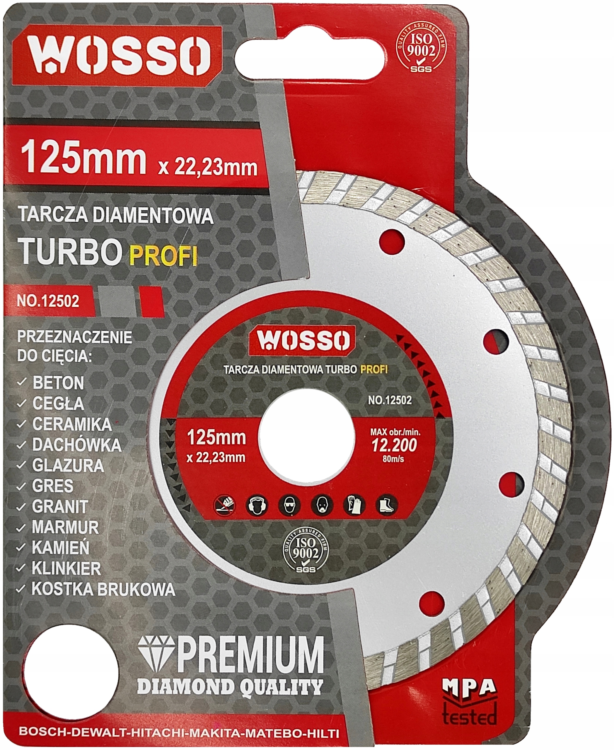 

Tarcza Diamentowa Turbo Do Betonu Kostki 125 7,5mm
