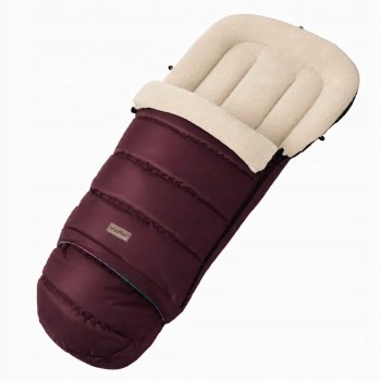 Zaffiro Regulowany wełniany śpiwór iGrow Aspen 0-36m Burgundy