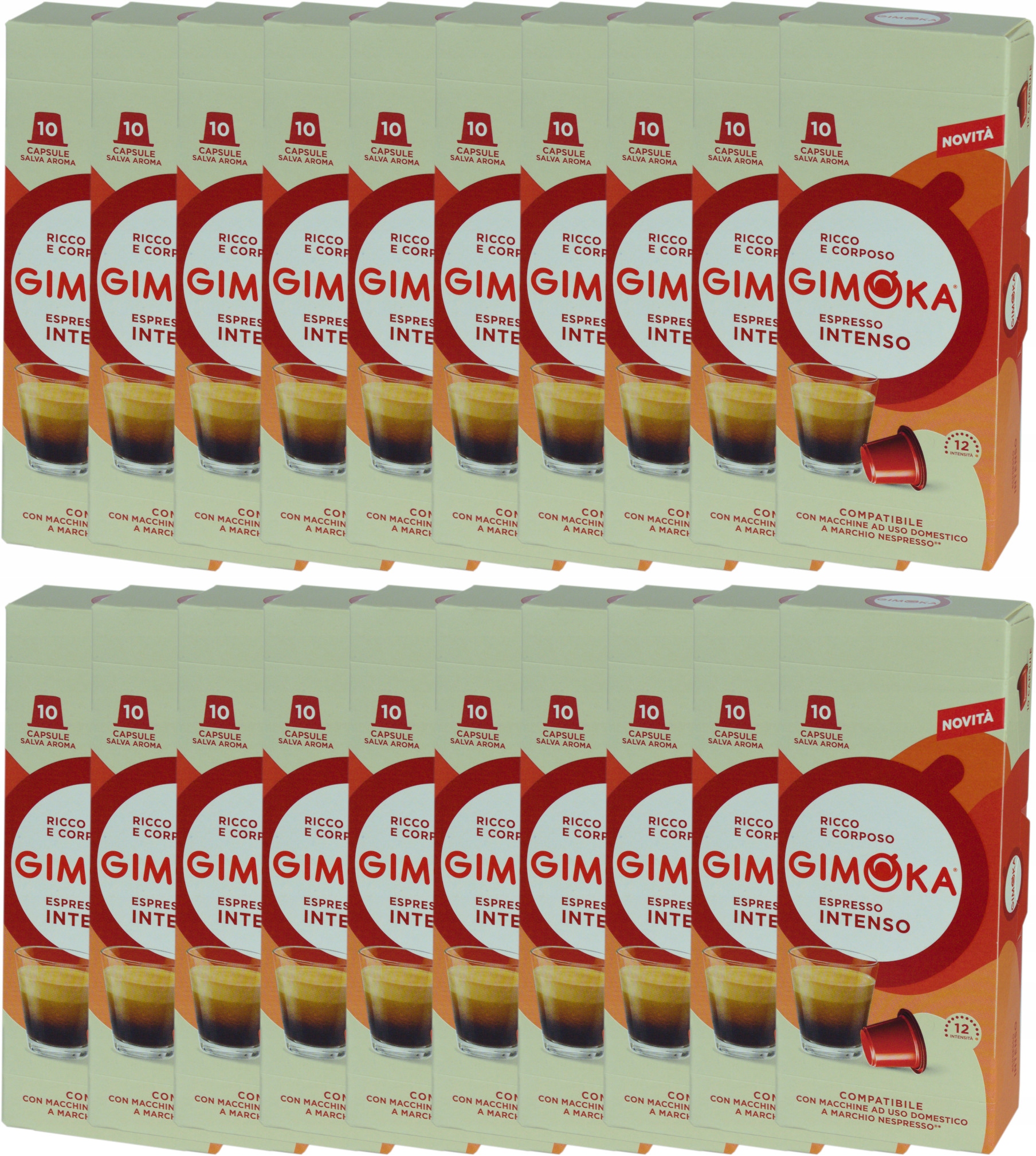 Kapsułki do Nespresso Gimoka Intenso x200 Hurt