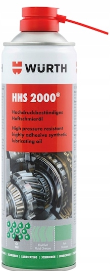 Wurth Smar Adhezyjny O Wysokiej Przyczepności Na Skrzypienie Hhs 2000 500ML