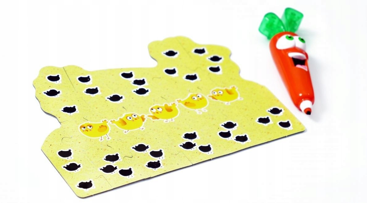 Laboratorium 50 Gier Gra Dziecięca do Nauki Alfabetu Planszówka od 3 Lat