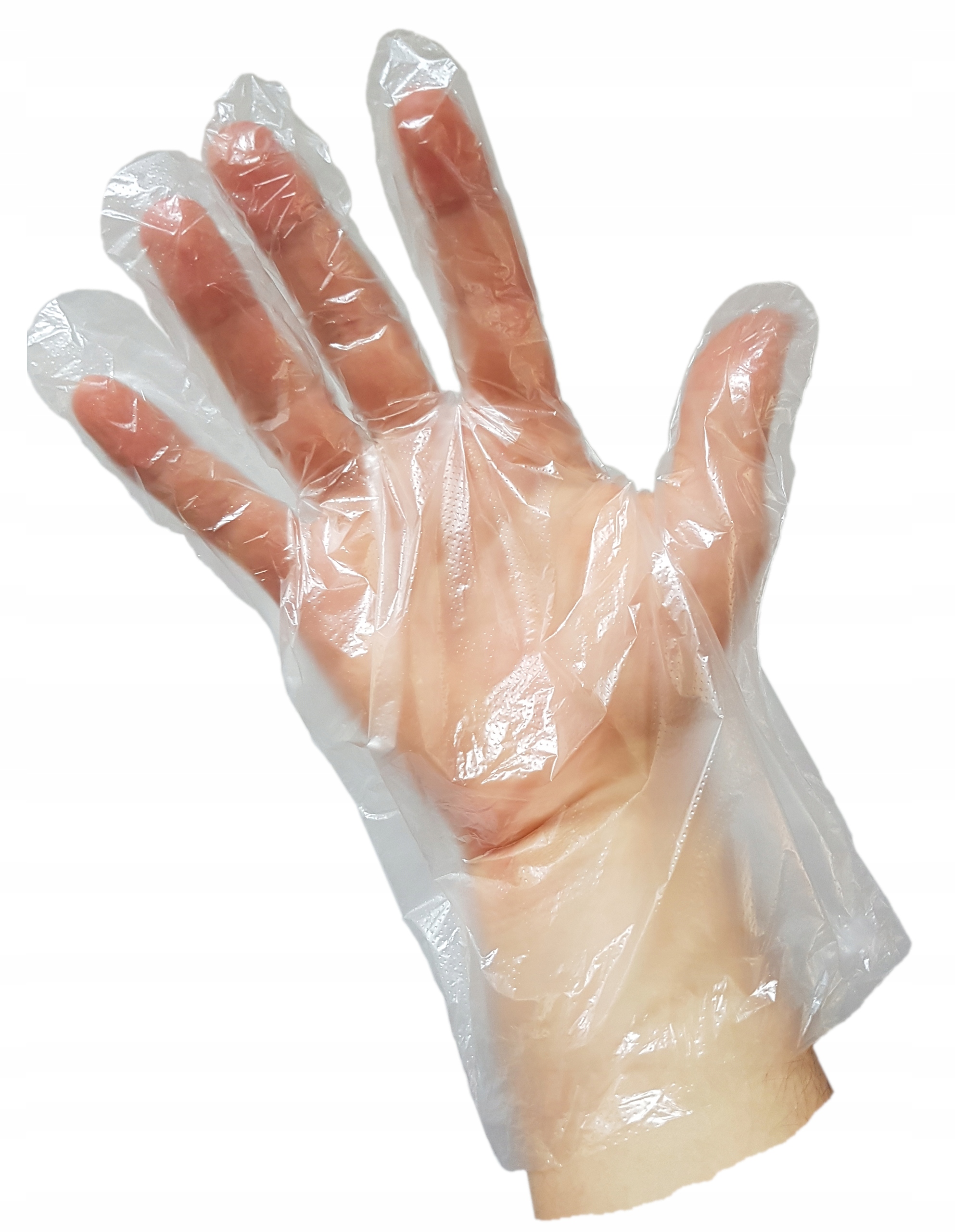 Rękawice foliowe HDPE "L" 100szt. Model Stone