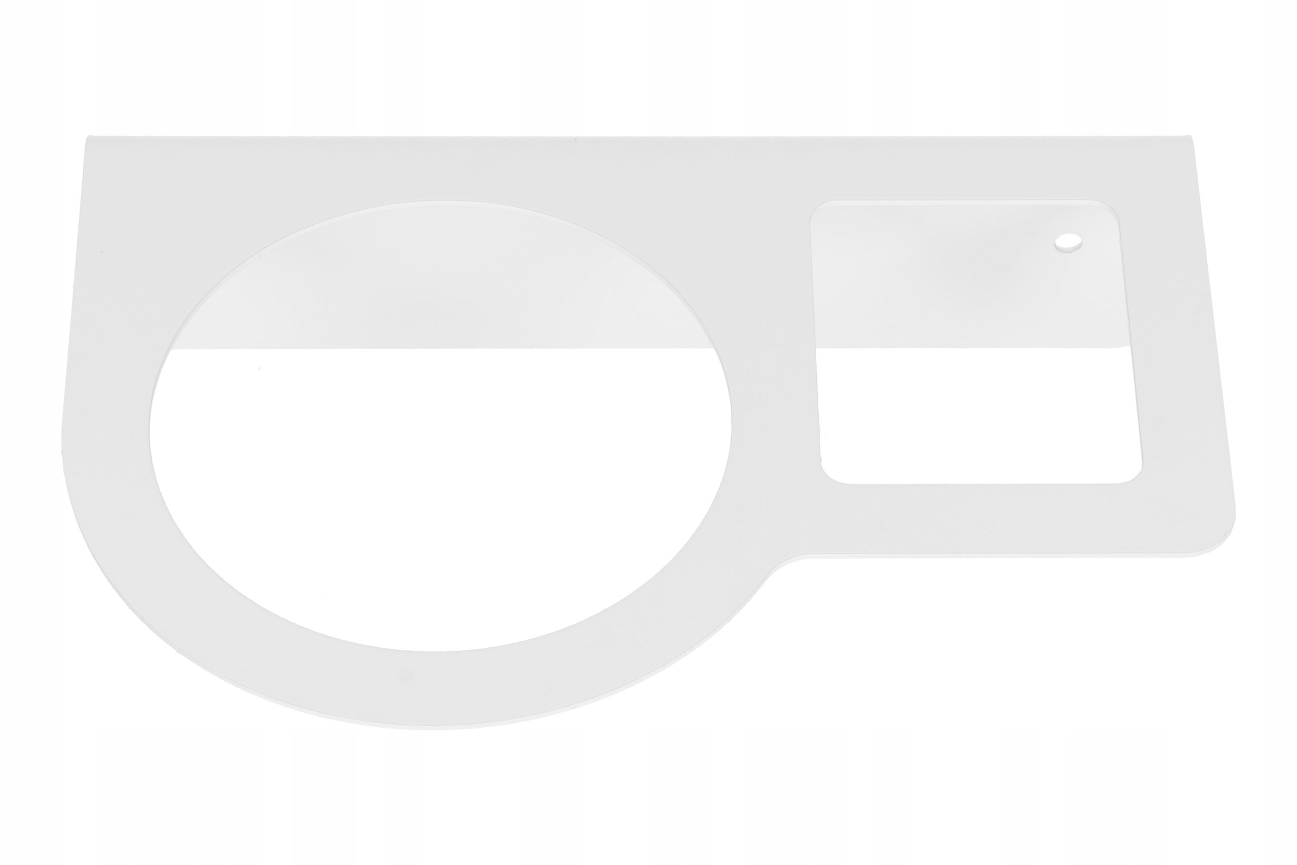 Uchwyt na suszarkę i prostownicę do włosów organizer wieszak metal biały Materiał stal