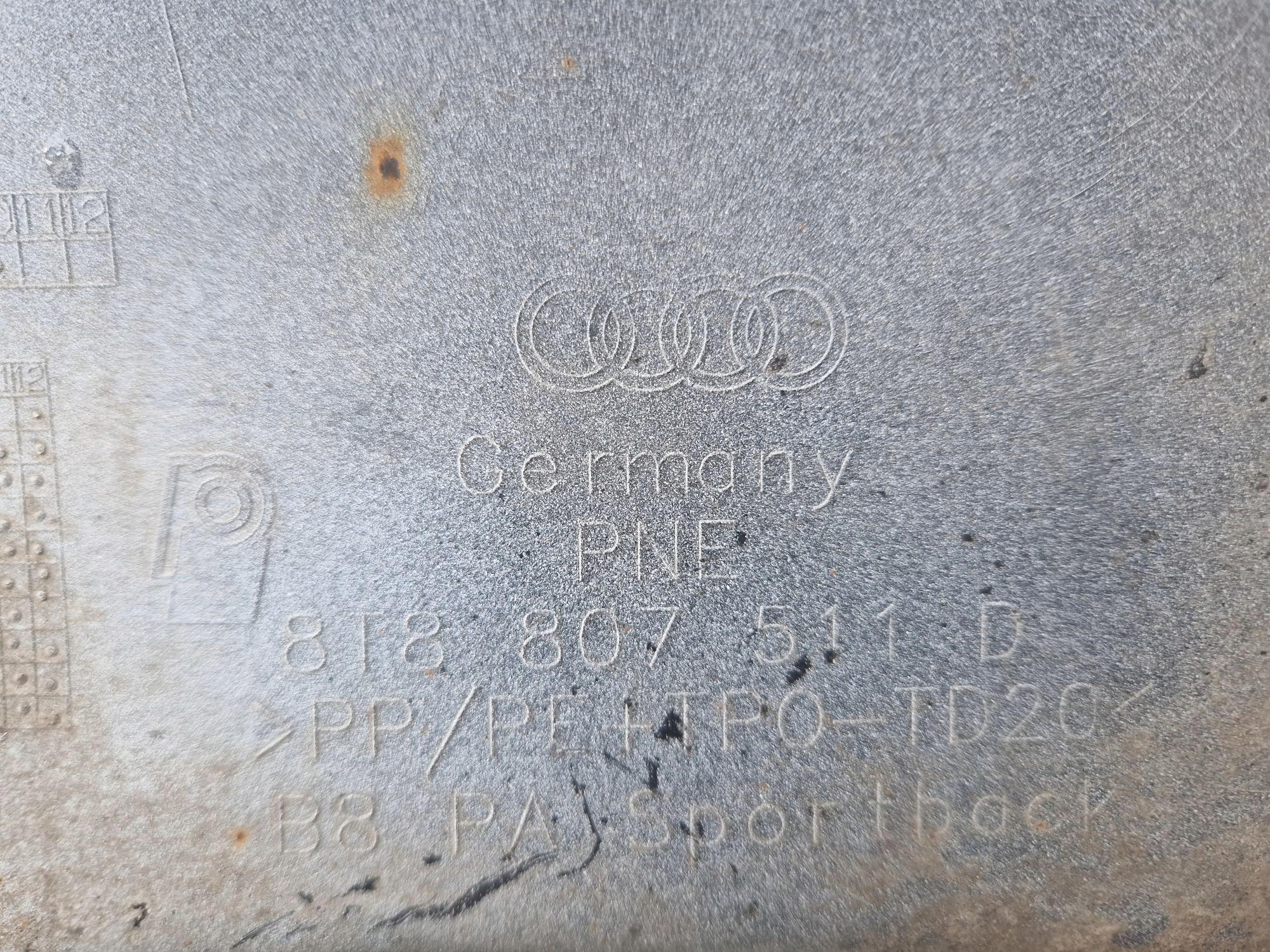 PARAURTI POSTERIORE AUDI A5 E LIFT SPORTBACK 2012R->
