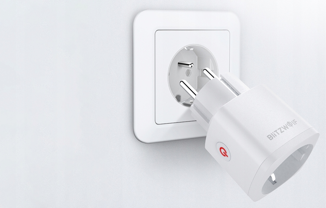 BLITZWOLF INTELIGENTNE GNIAZDKO SMART WIFI TIMER WATOMIERZ ZIGBEE 3.0 TUYA Stan opakowania oryginalne