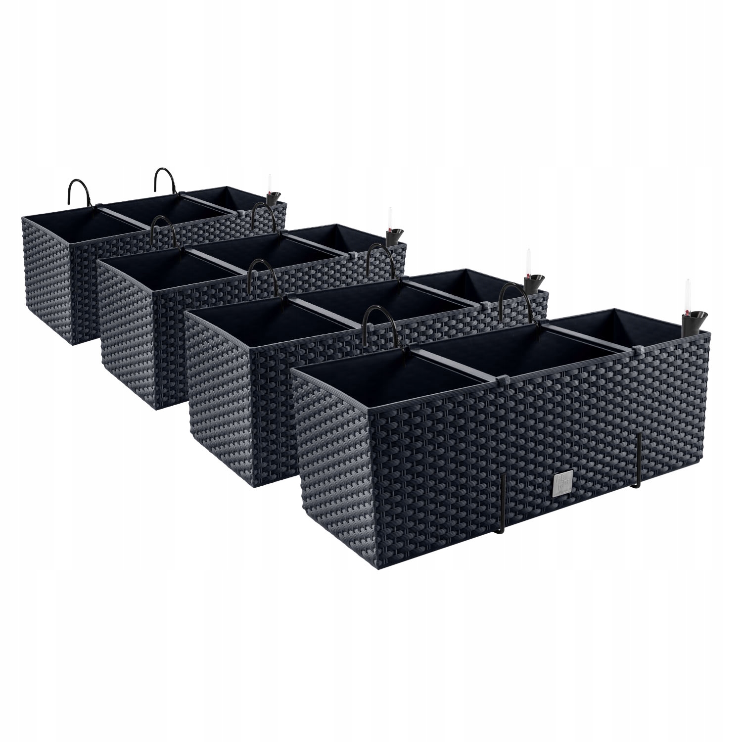 

4x Donica skrzynia Rato DRTC500 system haki Antrac