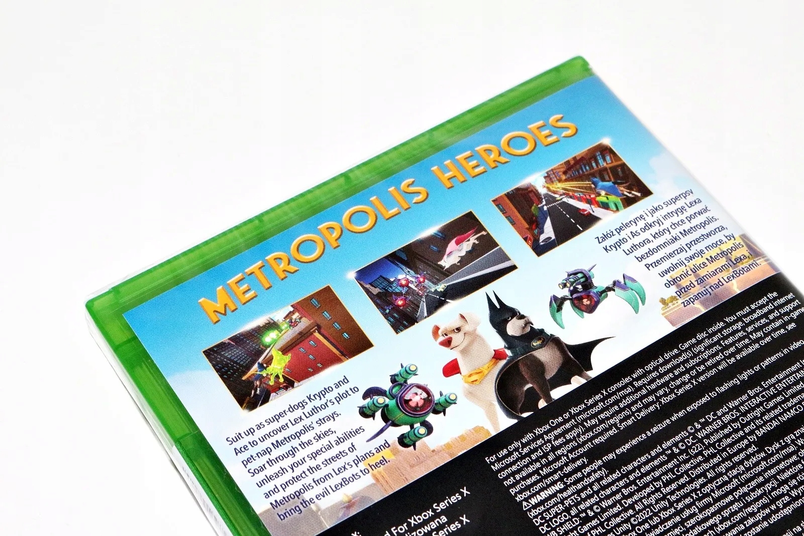 DC LIGA SUPERPETS: PRZYGODY KRYPTO I ASA XONE/XSX Wersja językowa Angielska Polska