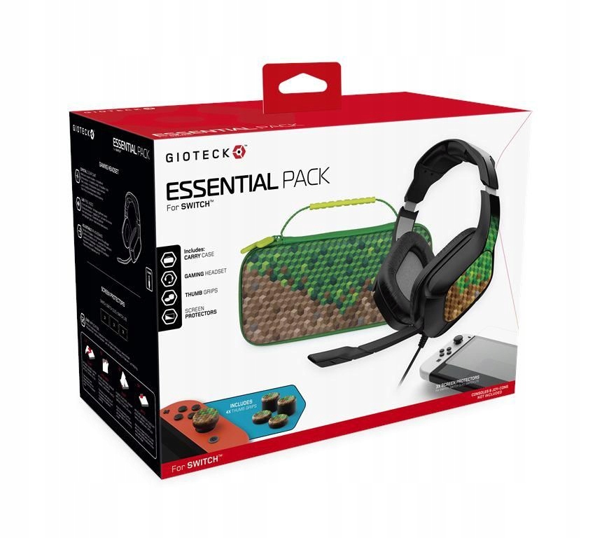 GIOTECK Zestaw ESSENTIAL dla Nintedno Switch