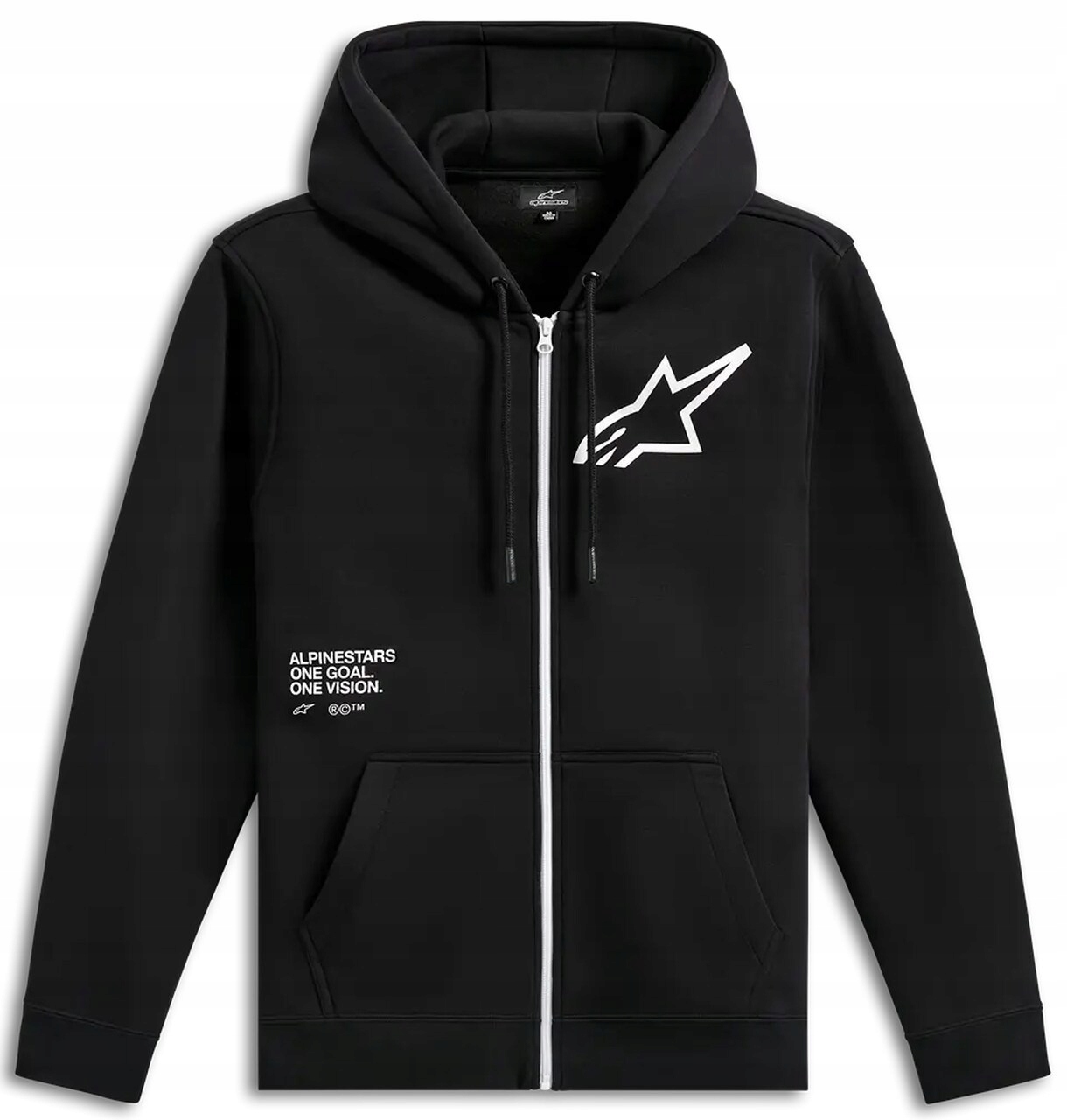 Mikina s kapucňou Alpinestars Transverse Zip Hoodie Black M