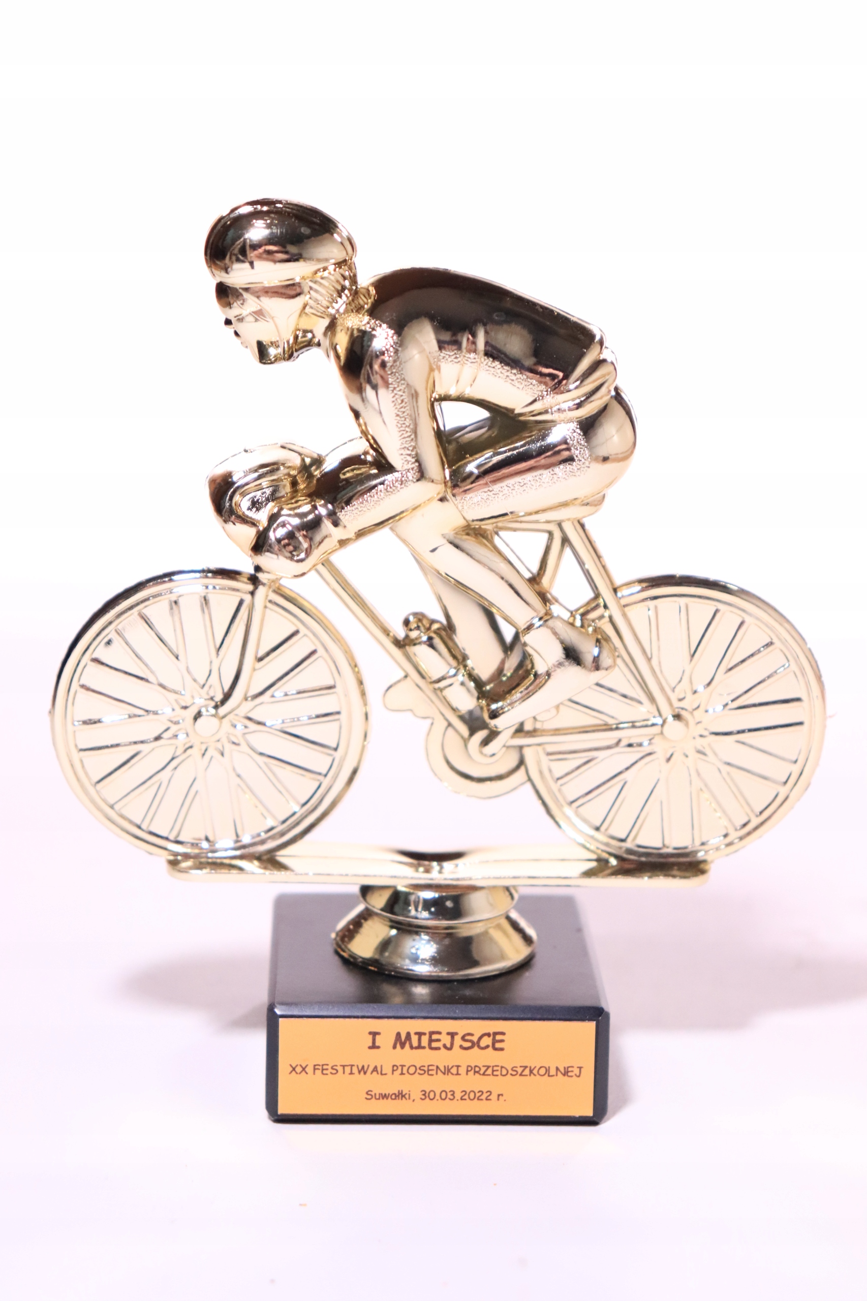 

Statuetka figurka rower kolarz nadruk
