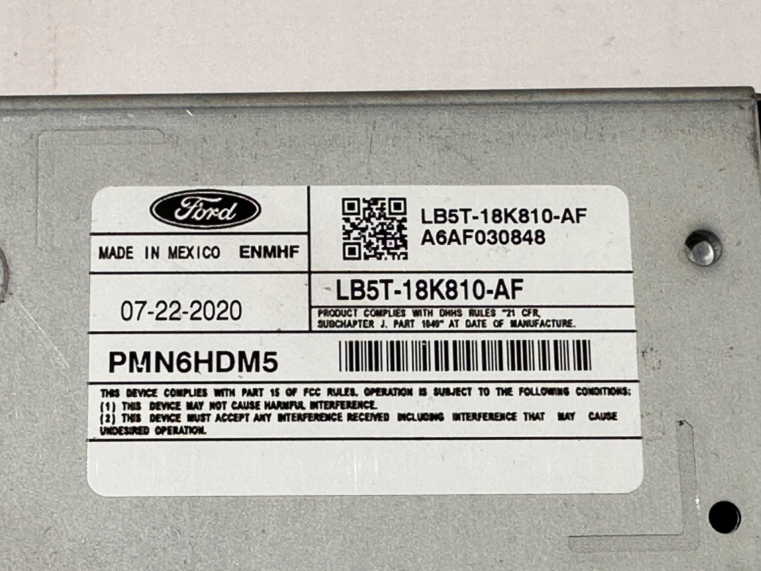 Radio odbiornik control unit module radia Ford Explorer 2020+