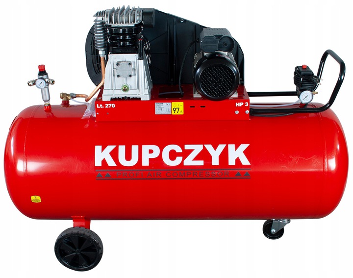 Kompresor Sprężarka B3800B 200L KK 495/270 Kupczyk