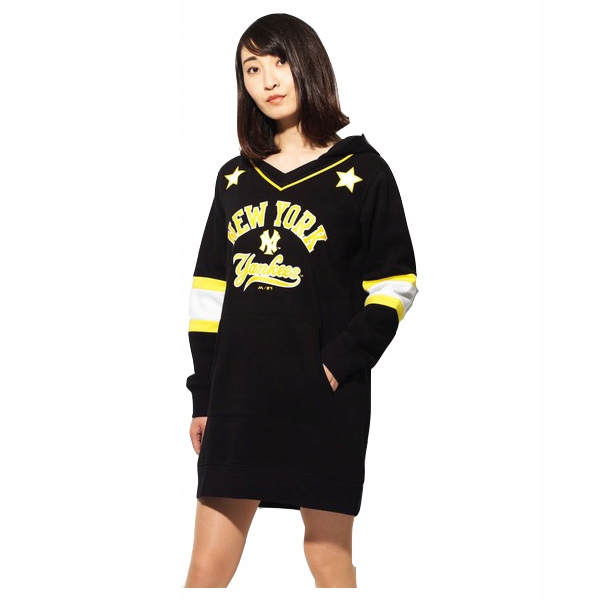 

Bluza z kapturem długa New York Yankee Majestic XL