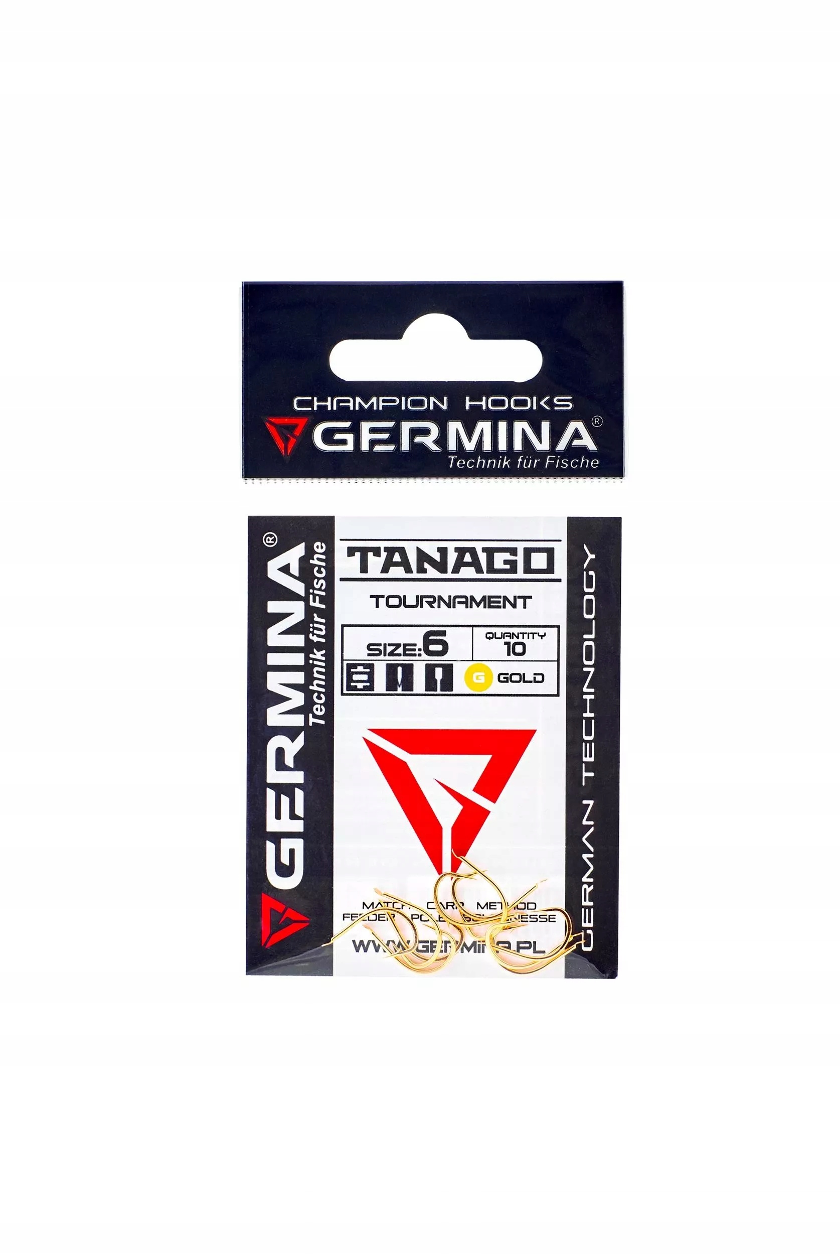 Haczyki Germina Tanago Gold roz. 6
