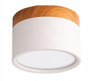 Spot kulatý Candellux béžový, bílý