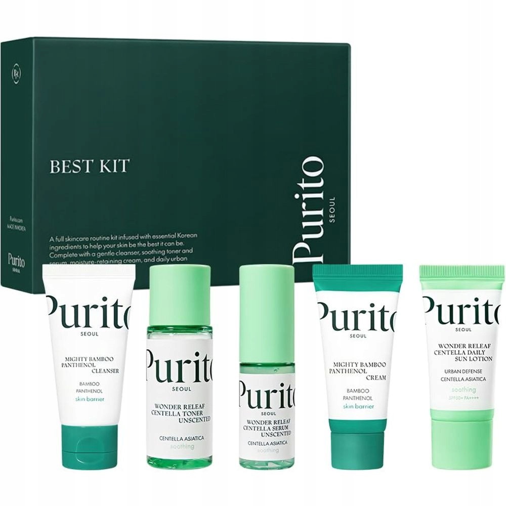 Purito Seoul Best Kit Sada kosmetických přípravků pro péči o obličej
